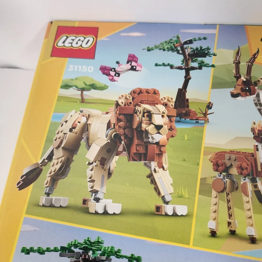 LEGO Creator 3 in‎ 1 31150 Wild Safari Animals 780 Pcs New Sealed